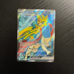 Hop's Zacian ex Illustration Rare 176/159 Sv09: Journey Together POKEMON NM - Image 1