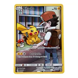 Pokemon Pikachu Cosmic Eclipse 241/236 Secret Rare SM Sun & Moon Full Art Holo - Image 1