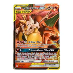 Charizard & Braixen GX 22/236 Tag Team Sm-Cosmic Eclipse Pokemon Tcg Nm-M - Image 1