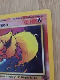 Pokemon Jungle Flareon 3/64 Holo WOTC Rare NM/VLP - Image 3
