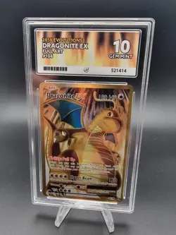 Pokemon Dragonite EX 106/108 Evolutions Full Art Holo ACE 10 Gem Mint - Image 1
