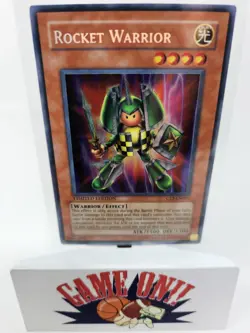 YuGiOh Rocket Warrior CT2-EN005 Limited Edition Secret Rare Collectors Tin LP - Image 1