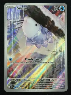 Snom 168/162 SV05: Temporal Forces Illustration Full Art Pokemon TCG Card NM - Image 1