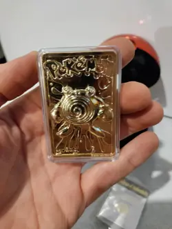 Pokemon Polywhirl 23k Gold Plated Trading Card & Pokeball + Certificate - Image 4