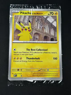 Pikachu At The Museum Jumbo Pokemon Promo Card -Natural History Museum x4 - Image 2
