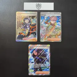 Pokemon TCG - Obsidian Flames Full Art Trainer 3-Card Lot - Ultra Rare Holo - NM - Image 1