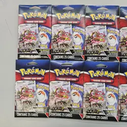 Pokemon TCG Pack with 1 Foil Card Guaranteed 25 Cards Per Pack Sealed Lot of 10 - Image 2