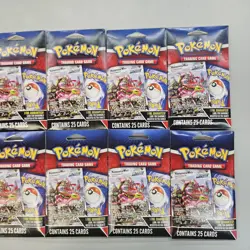 Pokemon TCG Pack with 1 Foil Card Guaranteed 25 Cards Per Pack Sealed Lot of 10 - Image 3