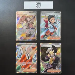 Pokemon TCG - Paldean Fates Full Art Trainer 4-Card Lot - Ultra Rare Holo -NM - Image 1