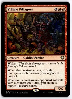 Village Pillagers NM ECC Commander: Lorwyn Eclipsed MTG - Image 1