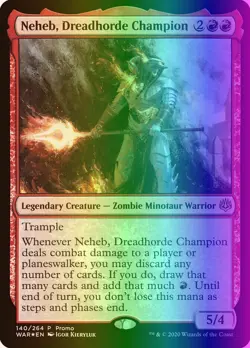 MTG Neheb, Dreadhorde Champion (140/45) Resale Promos LP FOIL - Image 1
