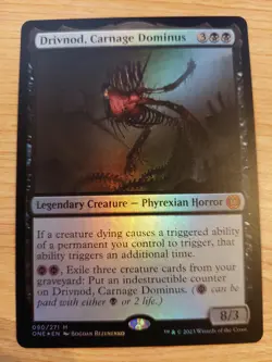 Drivnod, Carnage Dominus - 090/271 (Phyrexia) - Near Mint NM - Foil - Image 1