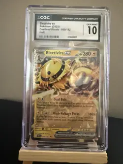 Pokemon Electivire ex Double Rare Holo CGC 10 069/182 Sv10 Destined Rivals 2025 - Image 1