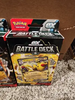 Pokemon TCG ex Battle Decks Box Ampharos & Lucario ex Sealed New Set of 2 820650852282 - Image 3