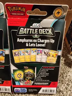 Pokemon TCG ex Battle Decks Box Ampharos & Lucario ex Sealed New Set of 2 820650852282 - Image 5