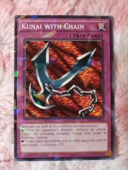 Yugioh Kunai With Chain Shatterfoil Rare BP03-EN210 1st Edition - Image 1