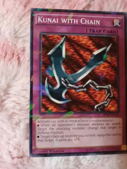 Yugioh Kunai With Chain Shatterfoil Rare BP03-EN210 1st Edition - Image 2
