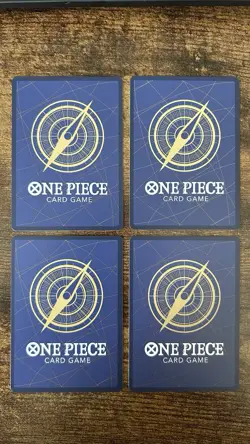 One Piece TCG Luffy Promo Stamped 2nd Anniversary P-043 X 4 English NM - Image 2