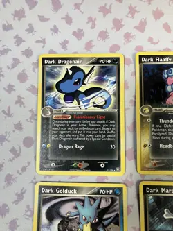 Dark Dragonair, Marowak, Holo Rare EX Team Rocket Returns Pokemon Cards - Image 5