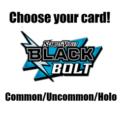 Pokemon TCG Black Bolt SV10.5 -- Choose Your Card! Common/ Uncommon / Holo Rare - Image 1