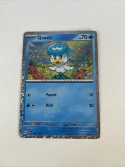 Pokemon Card Quaxly McDonald's 2023 Holo 003/015 - Image 1