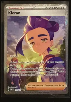 Pokemon TCG Kieran Trainer Prismatic Evolutions Card 174/131 - Image 1
