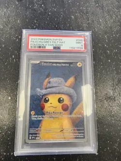 Van Gough Pikachu with Grey Felt Hat promo card - Image 1
