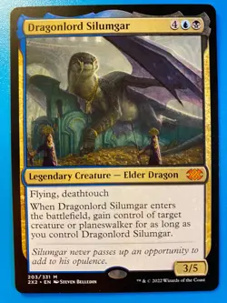 MTG 1x Dragonlord Silumgar # 203 Double Masters 2022 Magic the Gathering x1 NM - Image 1