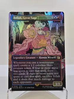 MTG Tellah, Great Sage 349 (Borderless) FOIL Final Fantasy - Image 1