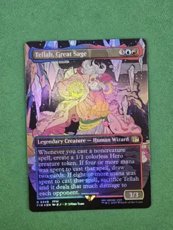 MTG Tellah, Great Sage 349 (Borderless) FOIL Final Fantasy - Image 3
