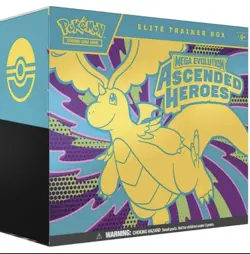 POKEMON TCG Ascended Heroes Elite Trainer Box - Factory Sealed ETB - PRESALE - Image 1