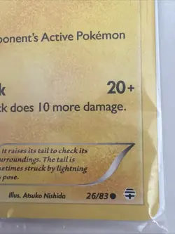 Pokemon TCG - Pikachu 26/83 NM [SEALED] Toys R Us Promo NISP - Image 4