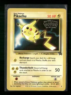 1999 Pokemon WoTC Promo Pikachu (Movie Promo) #04/53 Promo Near Mint or Better - Image 1