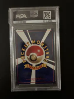 Pokemon Card Ponyta No. 077 No Rarity Symbol Base Set 1st 1996 PSA 9 MINT - Image 2