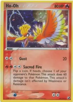 1x (P) Ho-oh - 27/115 - Cosmos Holo Theme Deck Exclusive Deck Exclusives Pokemon - Image 1