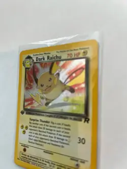 Near Mint Dark Raichu 83/82 Team Rocket Holo 1st Edition Pokemon TCG - Image 3