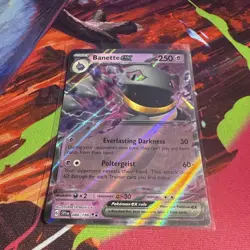 Pokemon TCG Banette ex 088/198 Scarlet & Violet Base Set Holo Double Rare - Image 1