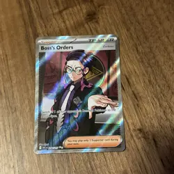 Boss’s Orders 256/217 Ultra Rare Full Art Pokemon TCG Ascended Heroes NM+ Clean! - Image 1