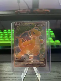 Dragonite V (Full Art) 076/078 Pokemon GO Holo - Image 1