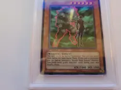 YUGIOH 1ST ED POTD-EN012 DESTINY HERO-DOUBLE DUDE Super Rare PSA 8 NM - Image 3