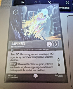 Disney Lorcana TCG - Winterspell Rapunzel Ethereal Protector 222/204 Epic HOLO! - Image 1