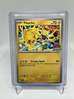 Pikachu - 225 (World Championship 2025) 225 Sv: Scarlet & Violet Promo Card NM - Image 1
