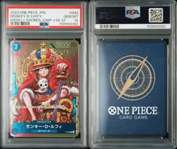 ONE PIECE Card Monkey D Luffy WEEKLY SHONEN JUMP P-043 PROMO Japanese PSA10 - Image 3