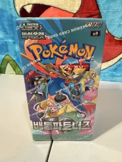 Pokemon Card Game Scarlet&Violet Battle Partners Booster Box sv9 Korean Version - Image 1