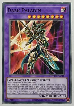 Dark Paladin YGLD-ENC41 (LP) Common Unlimited 2020 Yu-Gi-Oh! TCG Card - Image 1