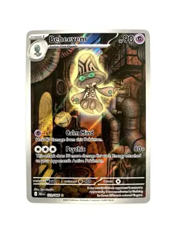 Beheeyem #121/086 Black Bolt Illustration Rare Holo Pokemon TCG Card NM - Image 1