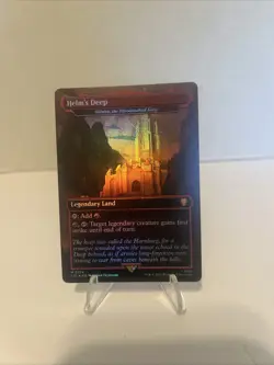 Helms Deep Borderless Foil Magic The Gathering - Image 1