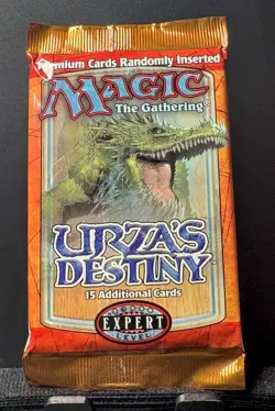 1996 Magic The Gathering | Urza's Destiny Factory Sealed Booster Pack (2) - Image 1