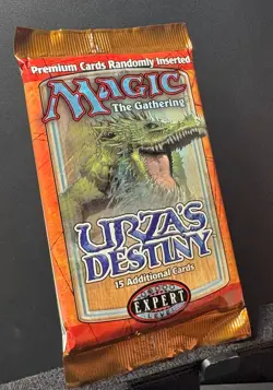 1996 Magic The Gathering | Urza's Destiny Factory Sealed Booster Pack (2) - Image 3
