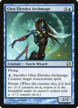 1x Glen Elendra Archmage (NM) Modern Masters MMA - MTG Magic the Gathering - Image 1